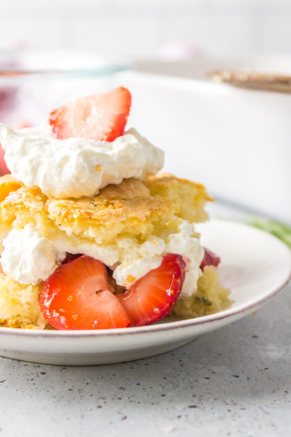 stacked Cake Pan Rosemary Strawberry Shortcake