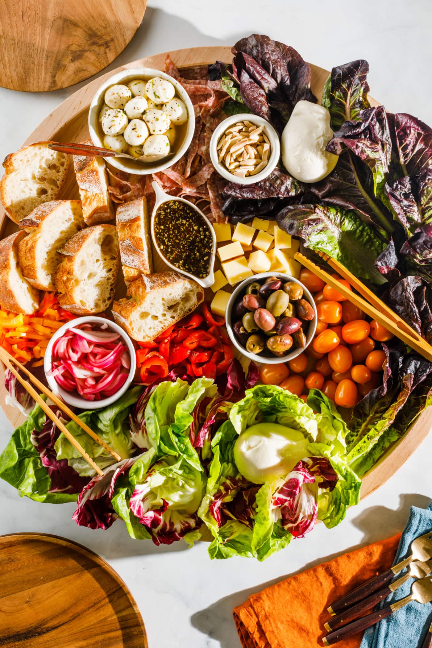 Burrata Chopped Salad Board - Reluctant Entertainer