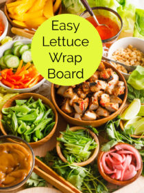 Easy Lettuce Wrap Board
