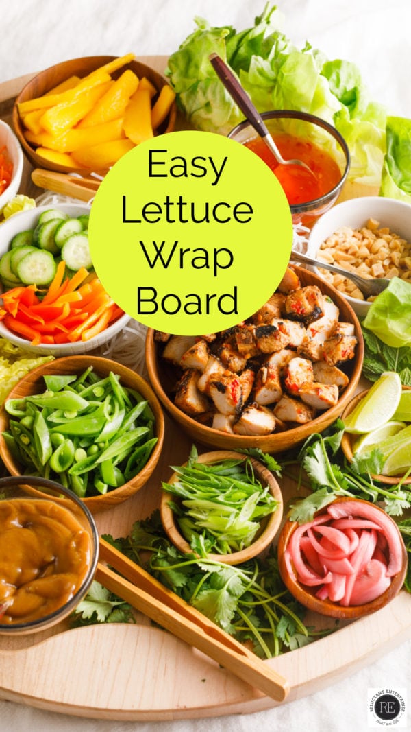 Easy Lettuce Wrap Board