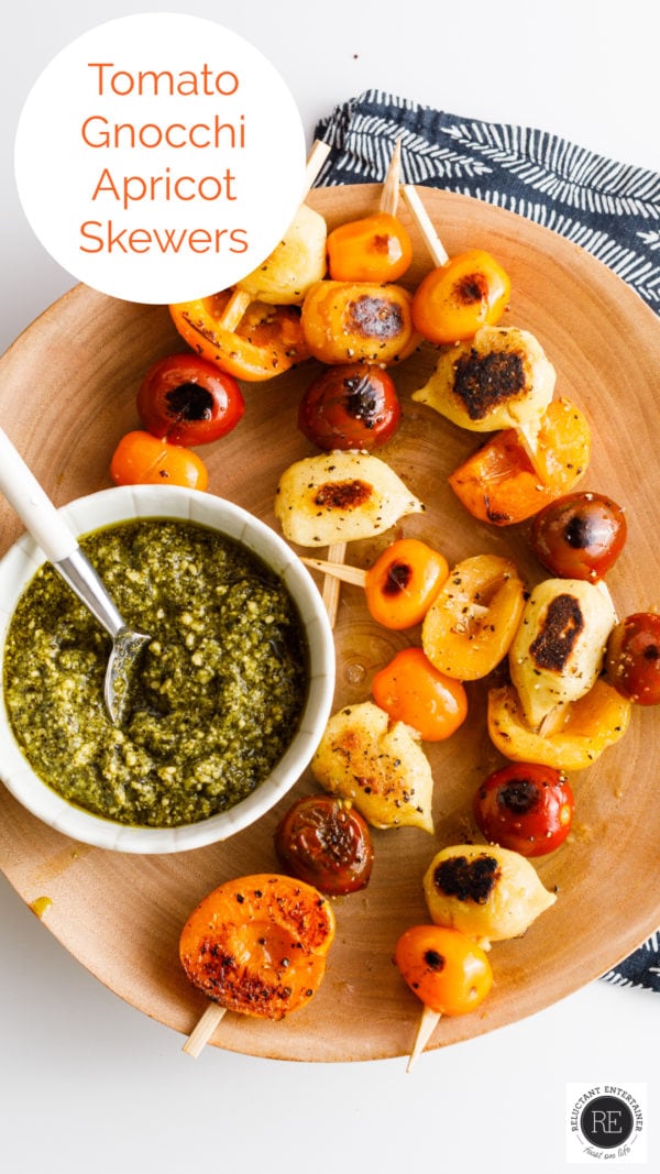 Tomato Apricot Skewers