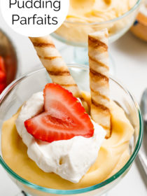 Vanilla Pudding Parfaits