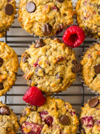 Chocolate Raspberry Muffins