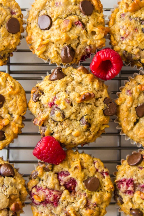 Chocolate Raspberry Muffins