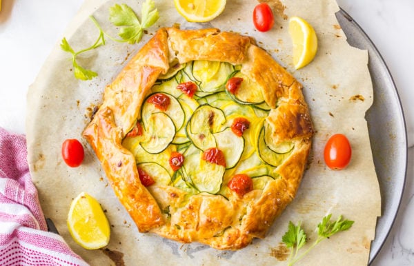 a Zucchini Galette Recipe