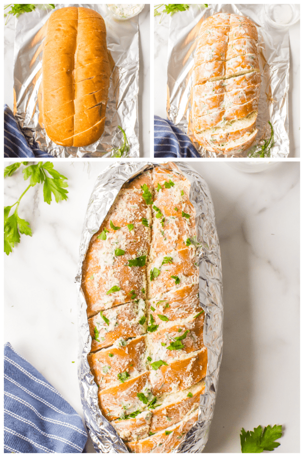 how to make bread wrapped in foil