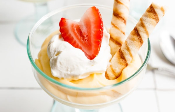 a Vanilla Pudding Parfait