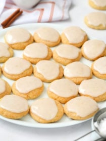 round pumpkin cookies