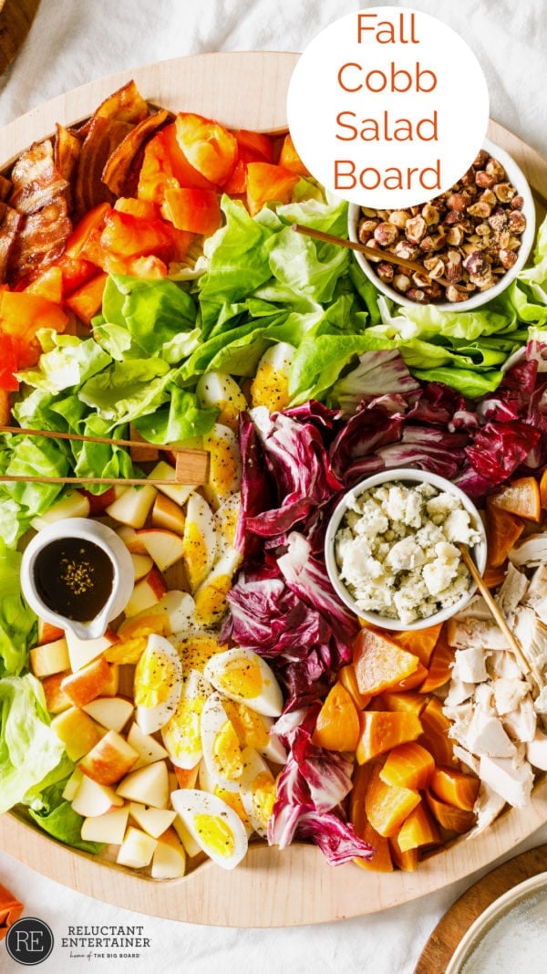 Fall Cobb Salad Board