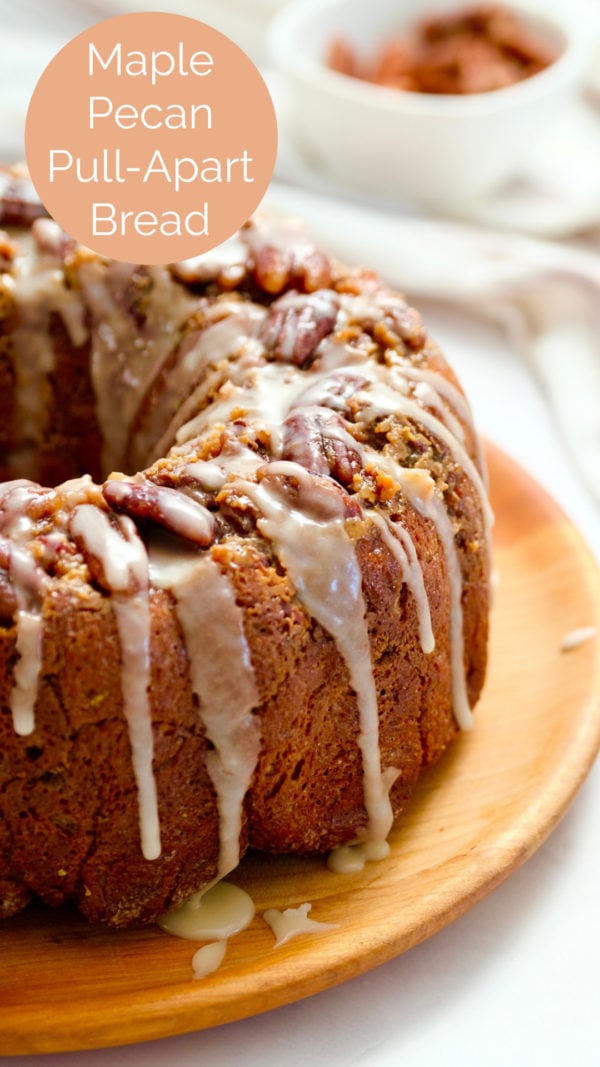 breakfast Maple Pecan Pull-Apart Bread