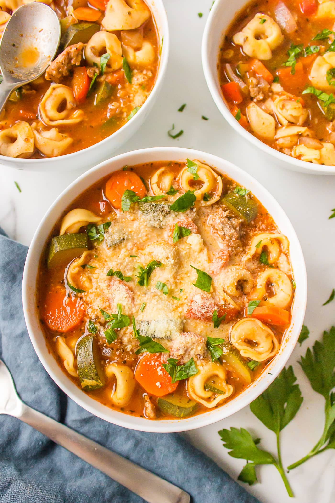 Italian Tortellini Soup in a Jar