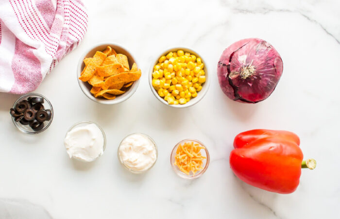 ingredients to make a Frito Salad