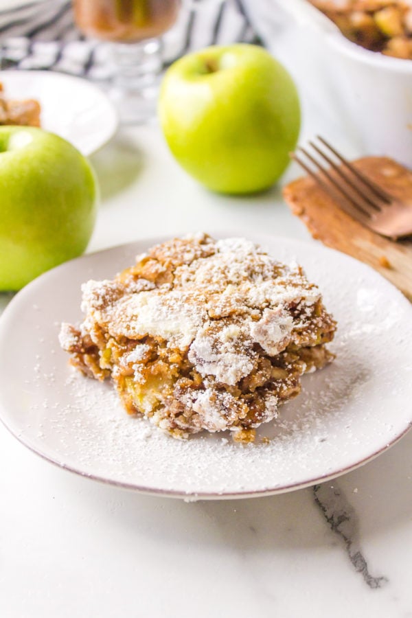 serving of Hood River Fresh Apple Cake