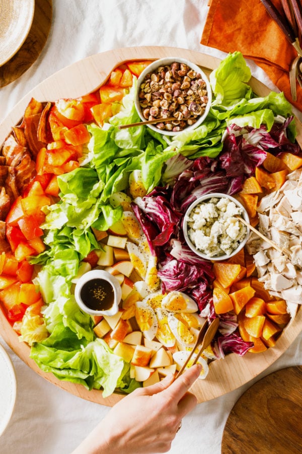 Cobb Salad Board for autumn