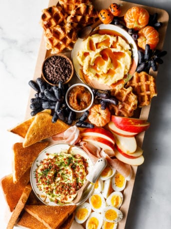 Brioche Breakfast Butter Board with 2 butters