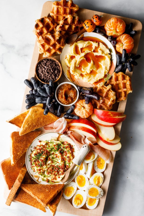 Brioche Breakfast Butter Board with 2 butters