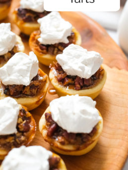 Mini Pecan and Pumpkin Tarts