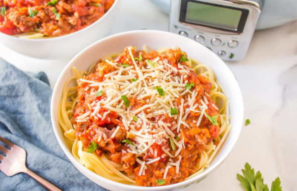 Spaghetti Bolognese made in Smart Skillet