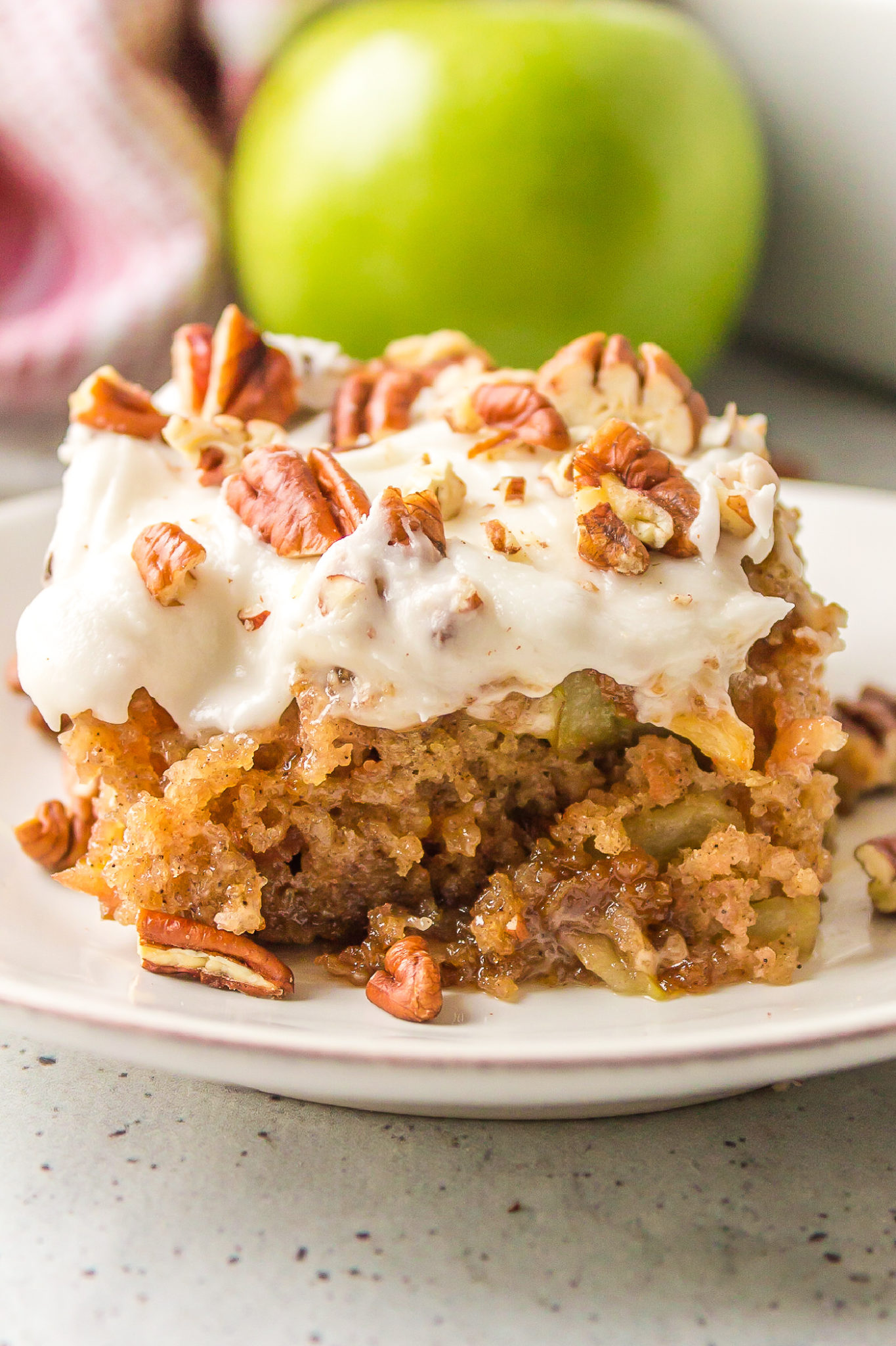 Cake Pan Apple Bars with Frosting Reluctant Entertainer