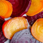 sliced roasted beets