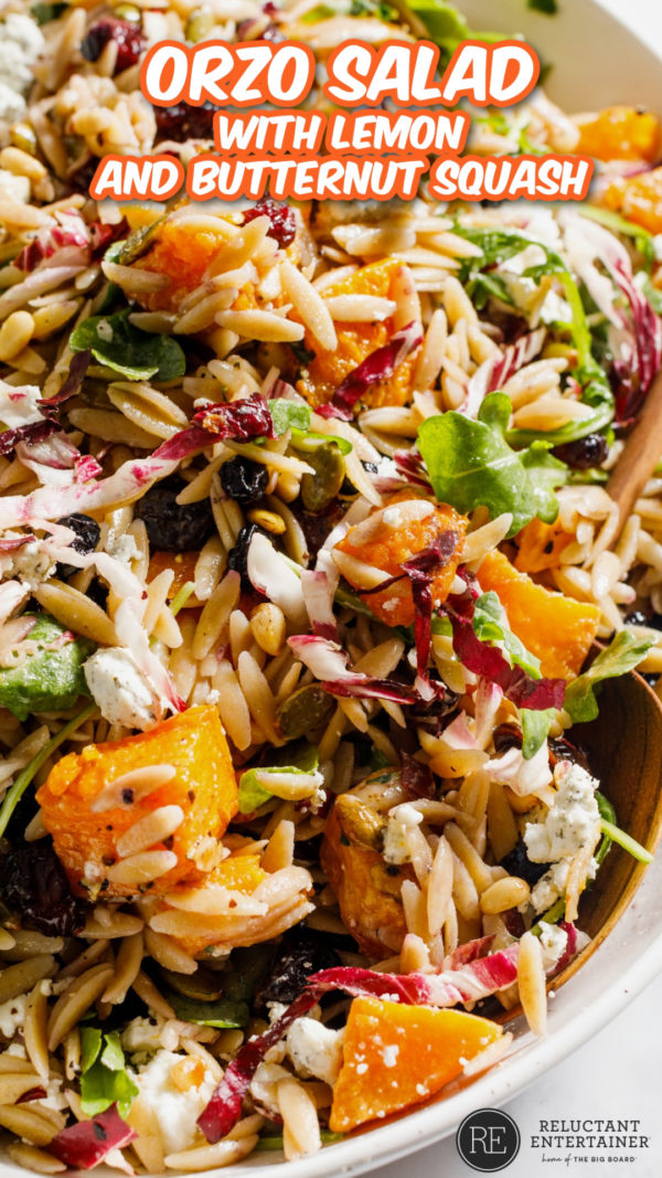 squash lemon with orzo