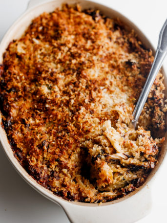 Vegetable Au Gratin with Brussels Sprouts