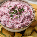 round bowl of Cranberry Dip