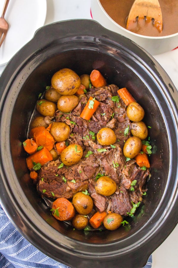 Crock Pot Rump Roast - Reluctant Entertainer