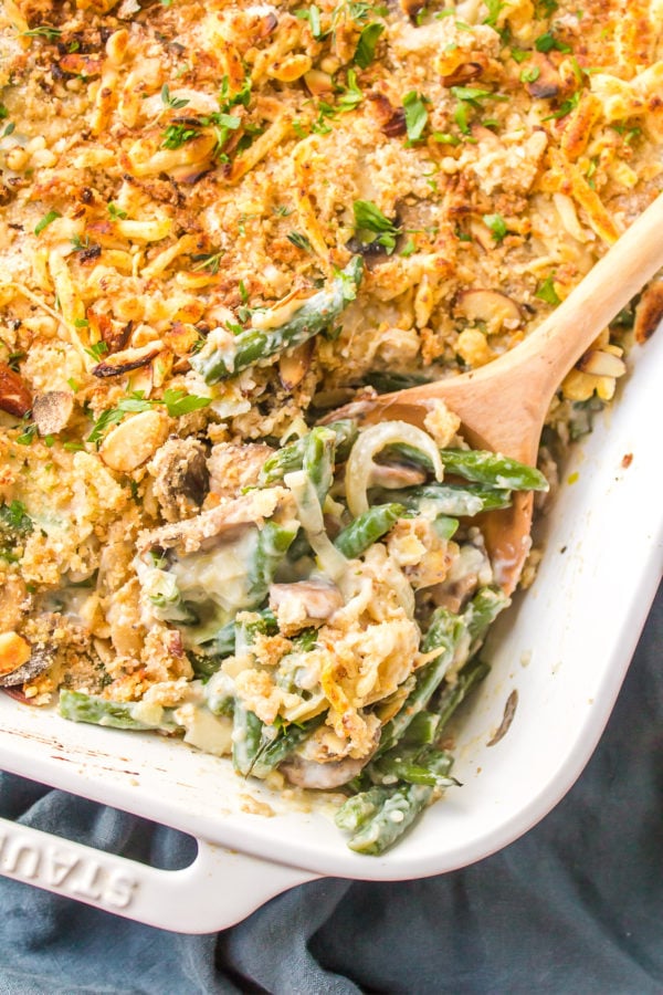 baked Green Beans Au Gratin