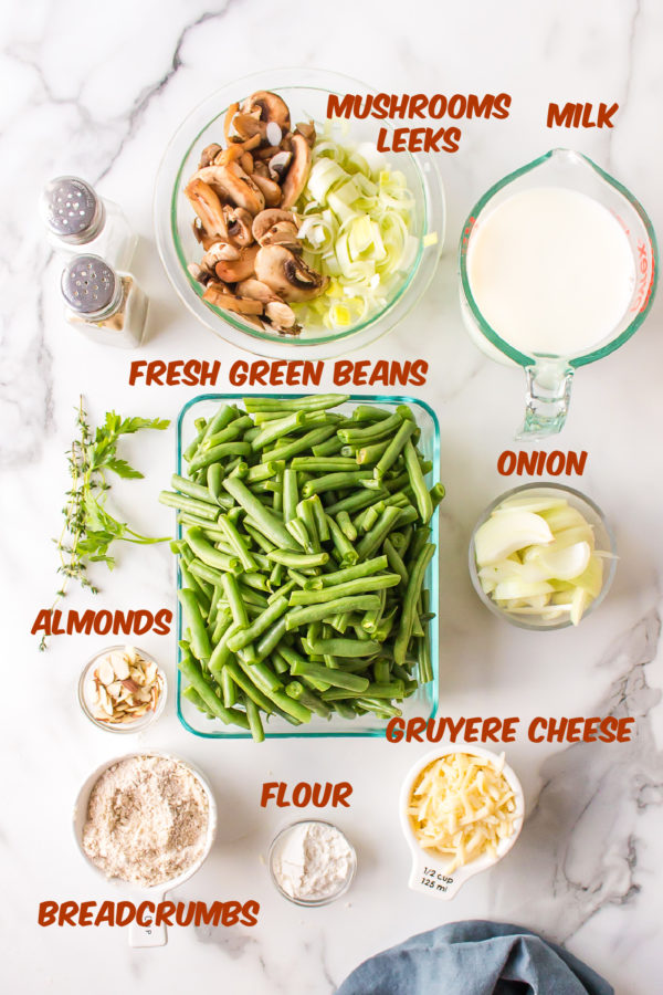 ingredients green beans gratin