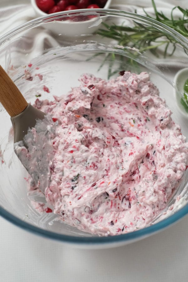 making Cranberry Jalapeno Dip