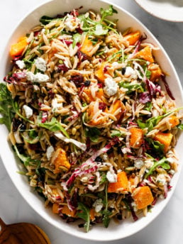 Orzo Salad with Lemon and Butternut Squash