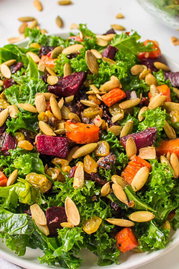 Kale Salad with Beets recipe