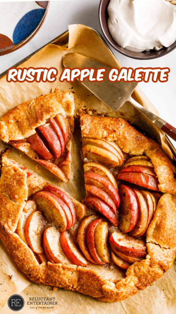 rustic apple galette