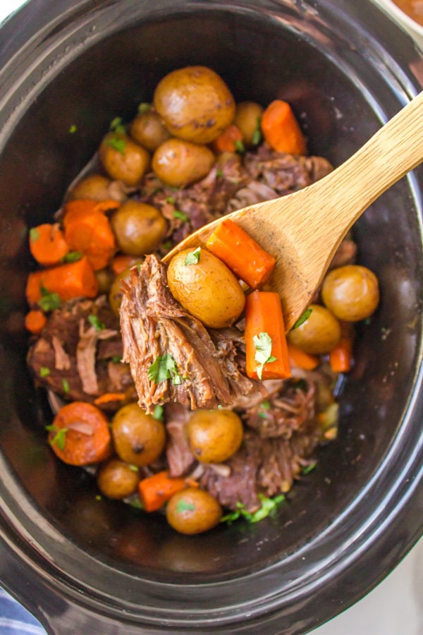 Crock Pot Rump Roast - Reluctant Entertainer