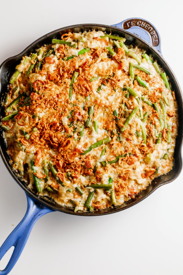 baked Cheesy Green Beans