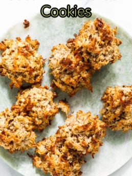 Coconut Macaroon Cookies with Toasted Pecans