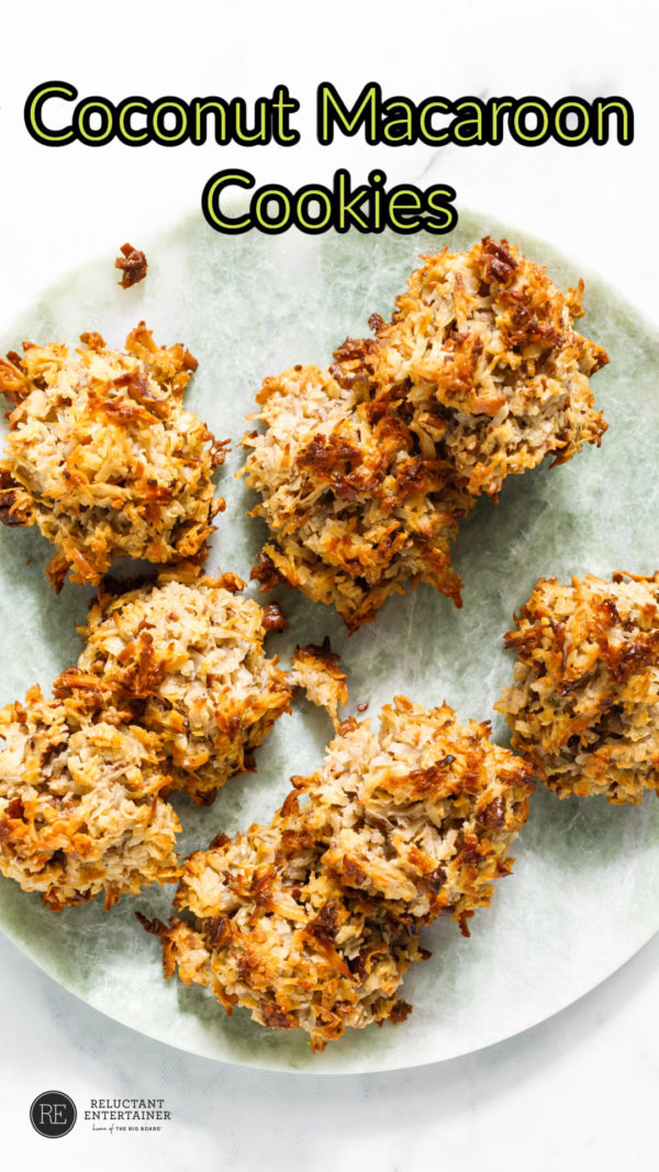 Coconut Macaroon Cookies with Toasted Pecans