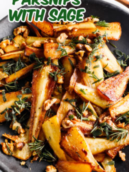 Fried Parsnips with Sage