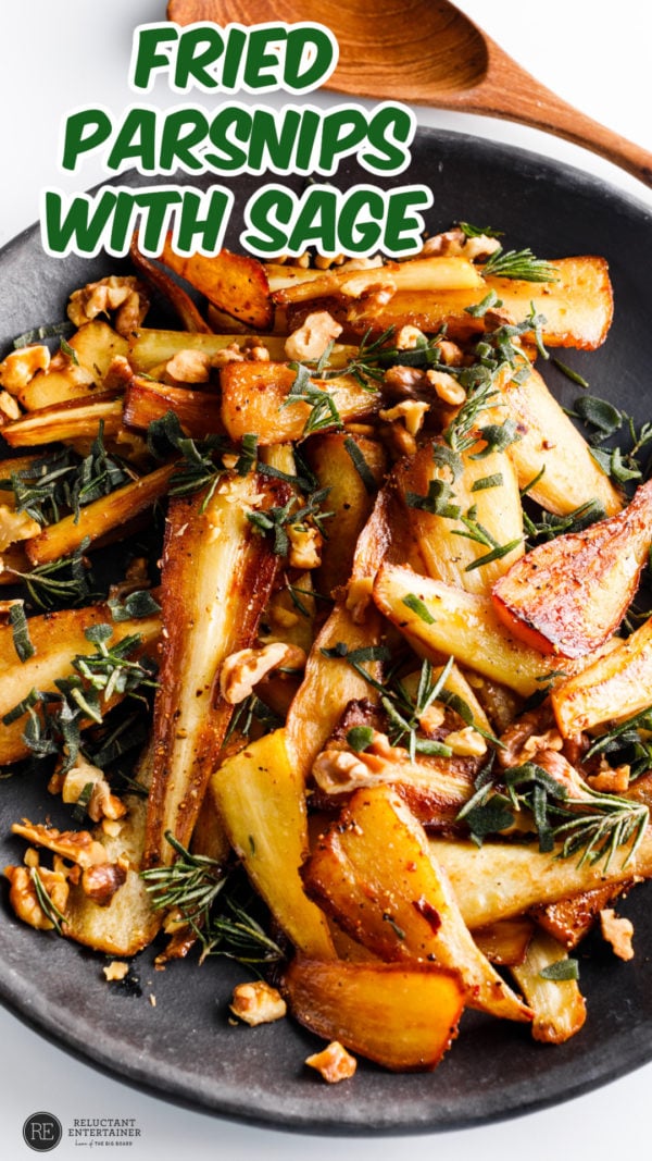 Fried Parsnips with Sage