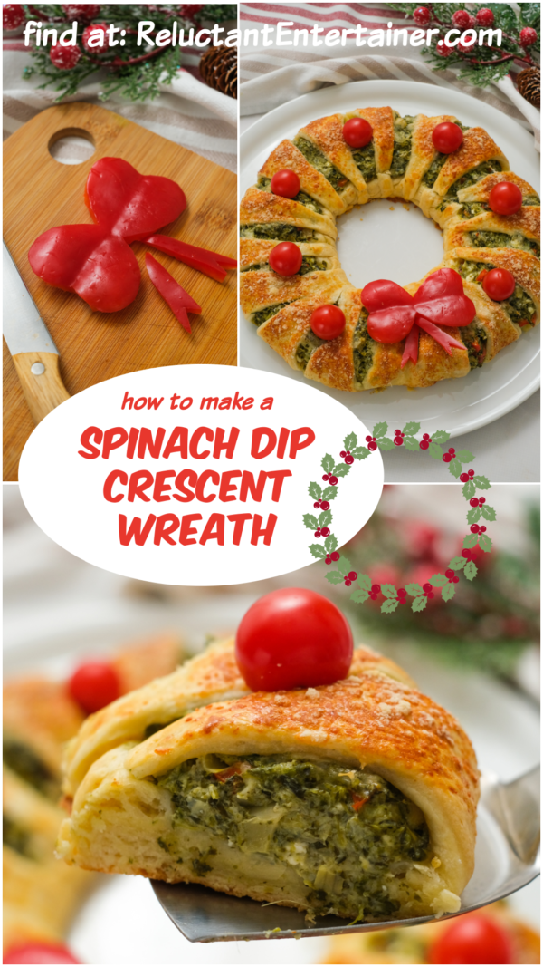 Spinach Dip Crescent Wreathes