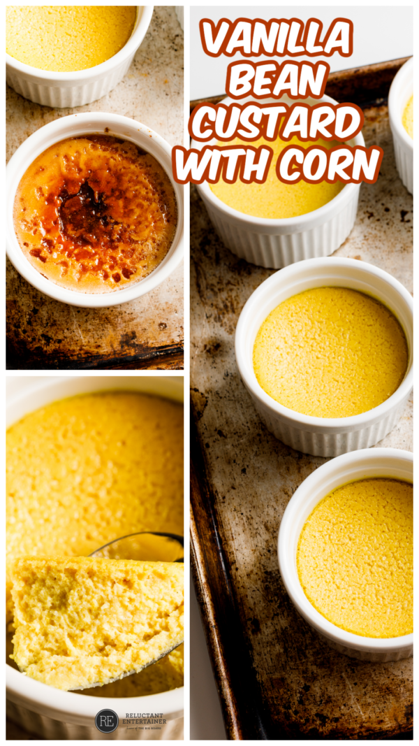 Vanilla Bean Custard with Corn recipe