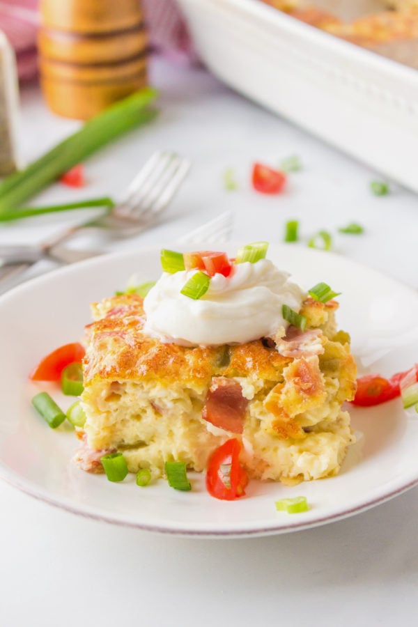 green chili egg casseroles