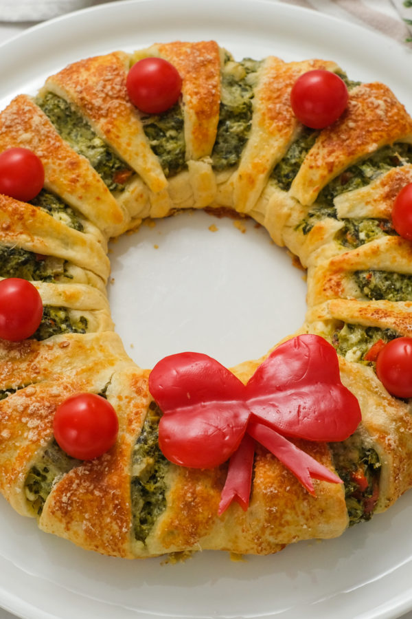 Spinach Dip Crescent Wreath