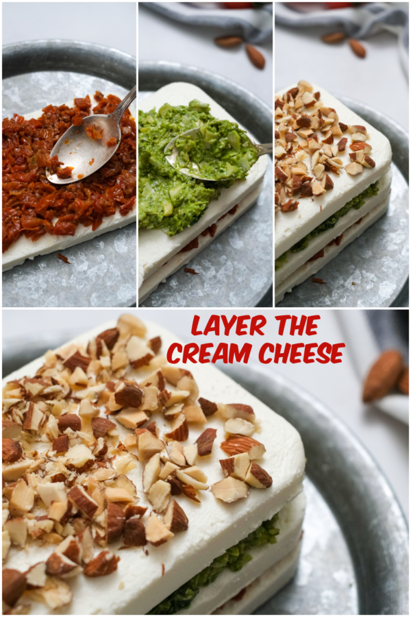 how to make Layered Cream Cheese Spread