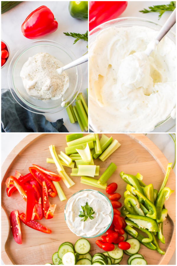 how to make greek yogurt ranch dip