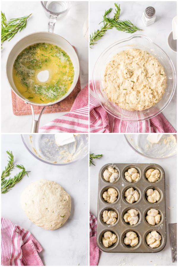 how to make Buttermilk Rolls with Rosemary