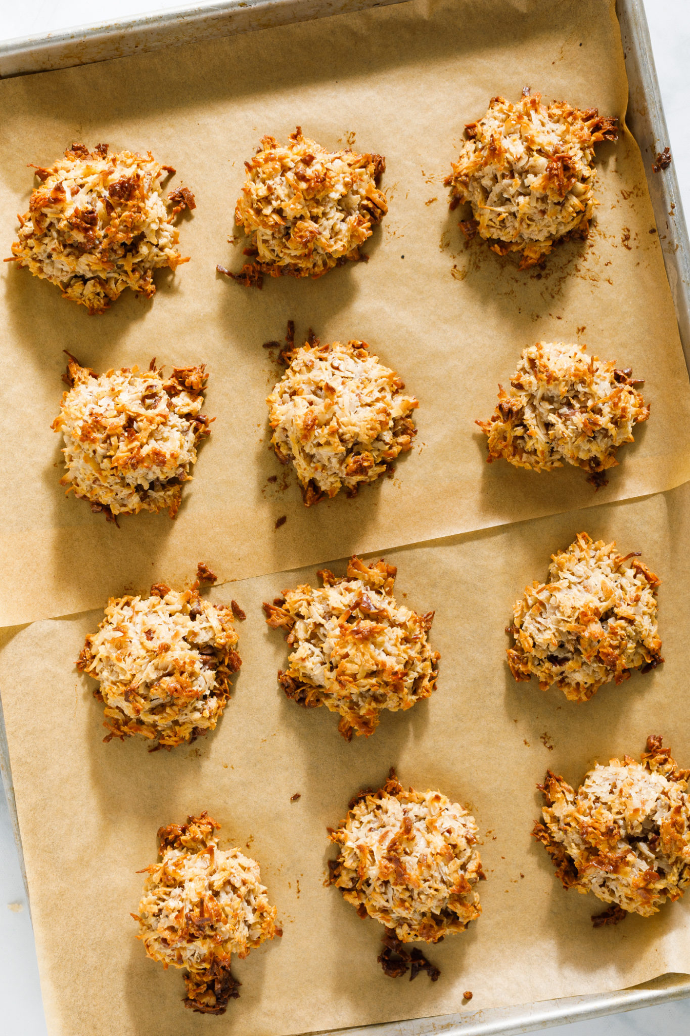 Macaroons Pan Coconut Macaroon Cookies with Pecans - Reluctant Entertainer
