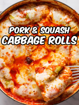 Pork & Squash Cabbage Rolls