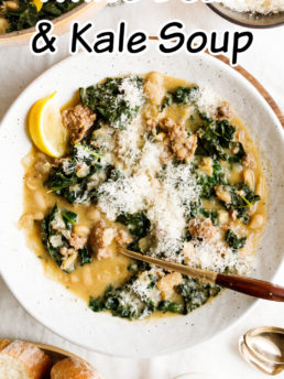 White Bean and Kale Soup - Reluctant Entertainer